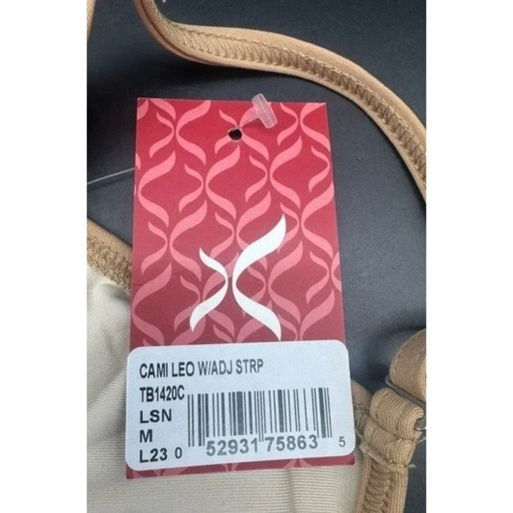 Capezio Kids Tan Nude Cami Leotard Adjustable Straps TB1420C Medium NEW